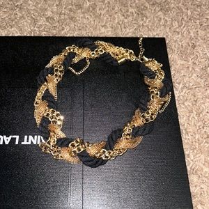 Chunky 80s / 90s gold choker necklace